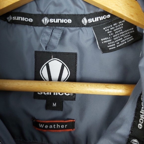 𝅺🍄3/50$🍄 SUNICE Golf Weather short sleeve 1/4 zip shirt jacket windbreaker - Picture 9 of 11